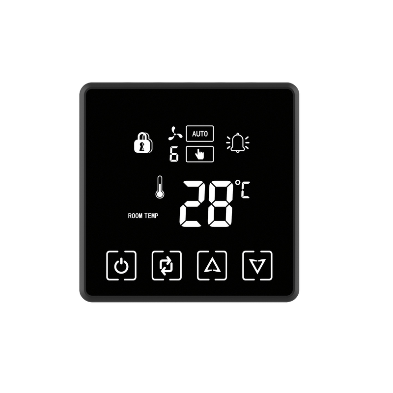 Contrôleur de ventilation Rhino EC Fan Controller à écran LCD tactile.