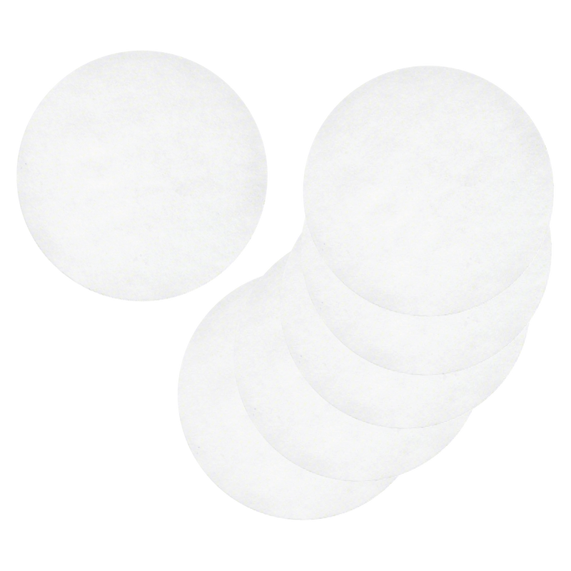 Papiers filtres Cannakan de 90 mm en cellulose, conditionnés en sachet.