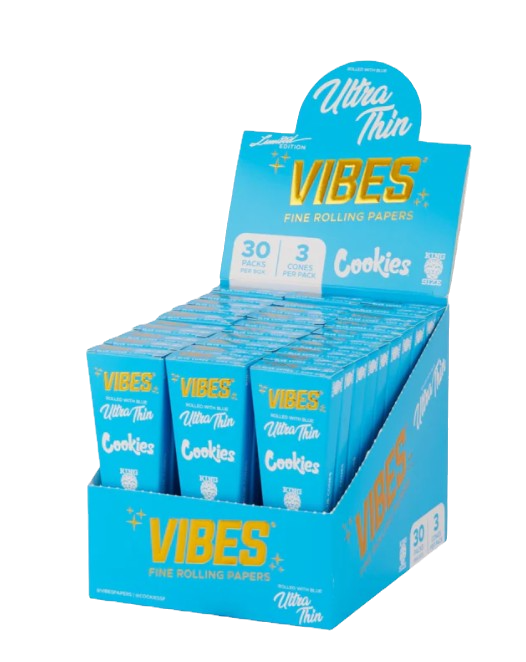 VIBES x COOKIES - King Size Slim Blue Cones