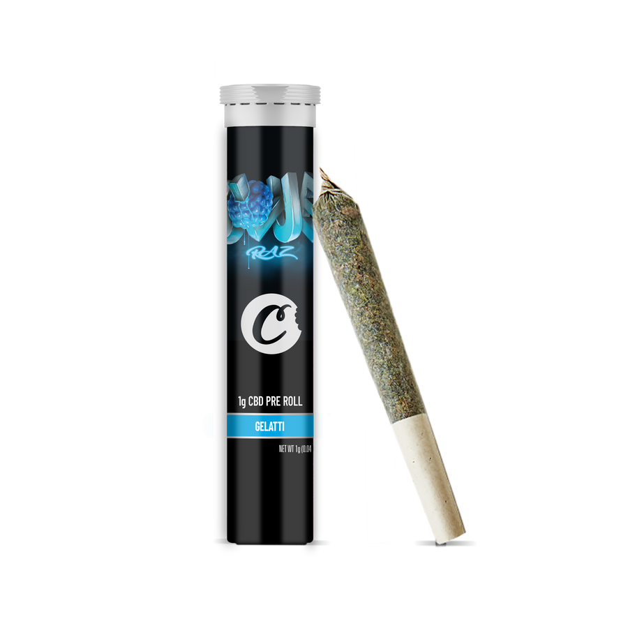 Blue Razz CBD Preroll - Cookies