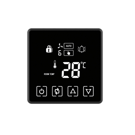 Contrôleur de ventilation Rhino EC Fan Controller à écran LCD tactile.