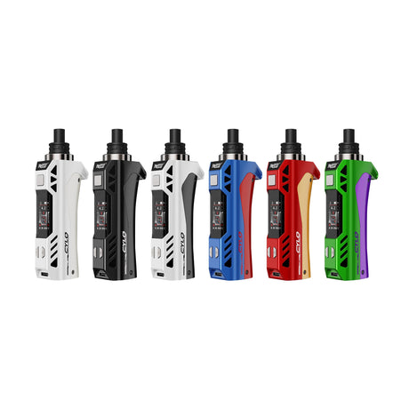 Le vaporisateur à concentrés Yocan Cylo photographié en pied.