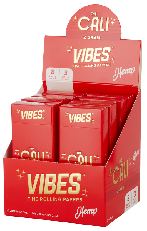The Cali by VIBES™ Pre-Rolled Cones – 2 Gram – Hemp Blend – Box
