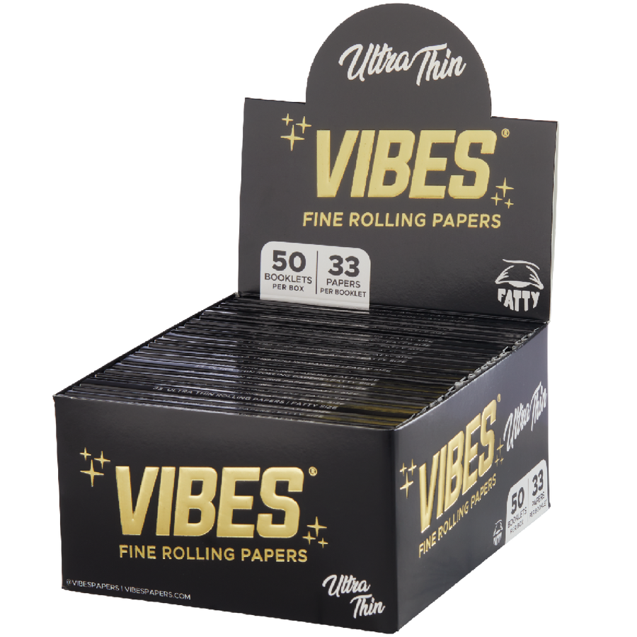 VIBES® Fatty Rolling Papers – Ultra Thin Blend - Single