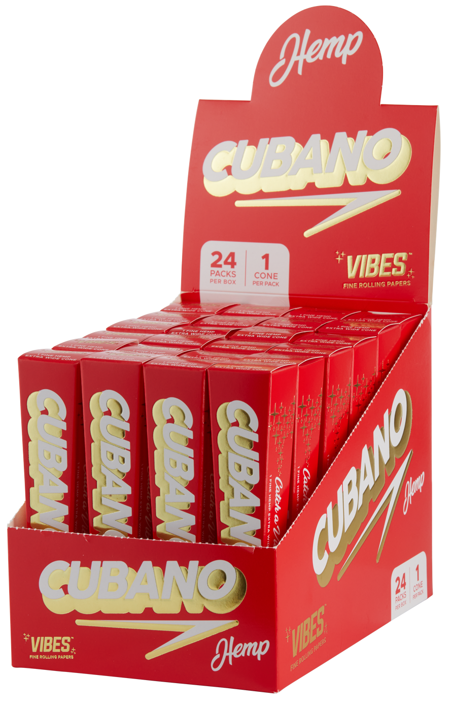 VIBES® Cubano Pre-Rolled Cones – Hemp Blend – Single