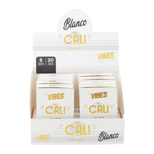 The Cali by VIBES™ Pre-Rolled Cones – 1/2 Gram – Blanco Blend – Box