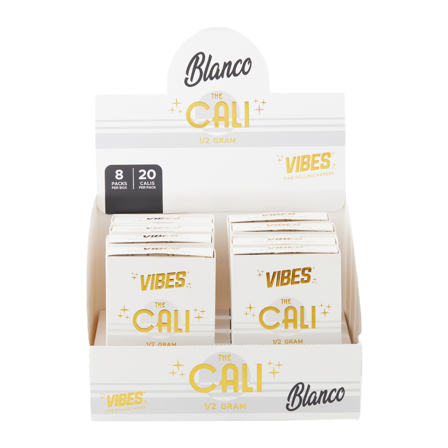 The Cali by VIBES™ Pre-Rolled Cones – 1/2 Gram – Blanco Blend – Box