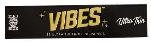 VIBES® King Size Slim Rolling Papers – Ultra Thin Blend – Single Piece