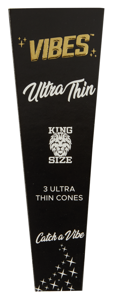 VIBES® King Size Pre-Rolled Cones – Ultra Thin Blend – Single Piece