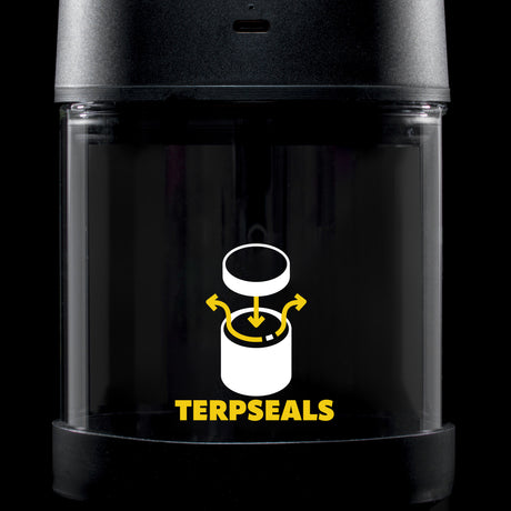Bocal de conservation Terpseals Glass Jar en verre borosilicate à couvercle numérique tactile.