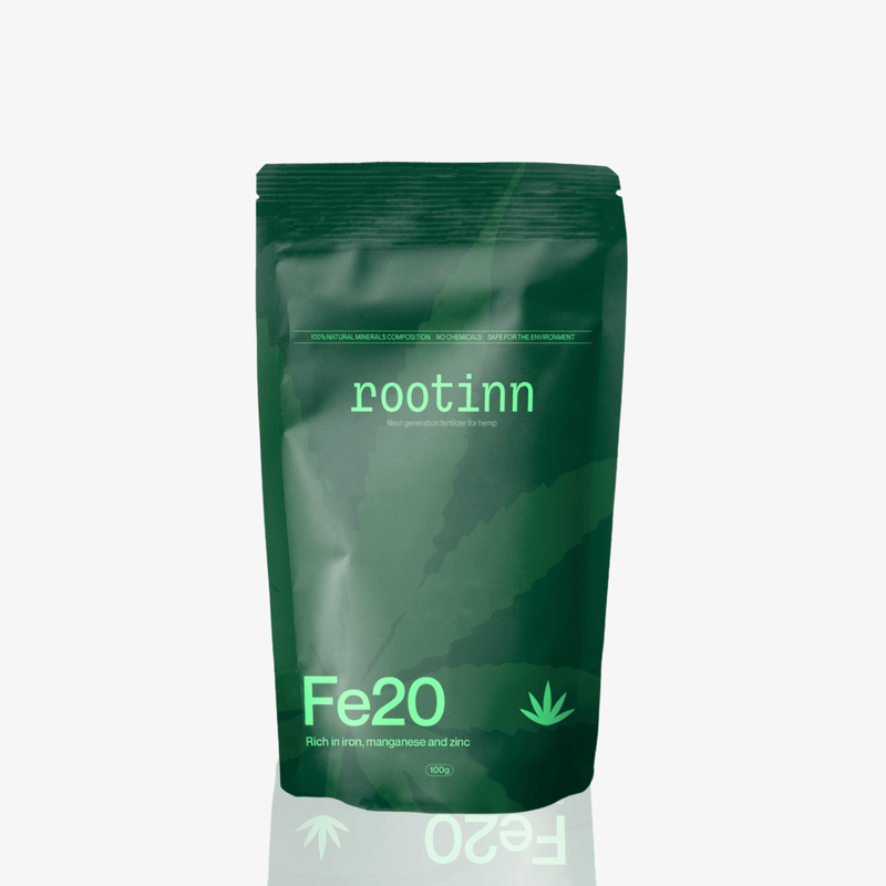 Sachet d'engrais foliaire rootinn Fe20 au fer.